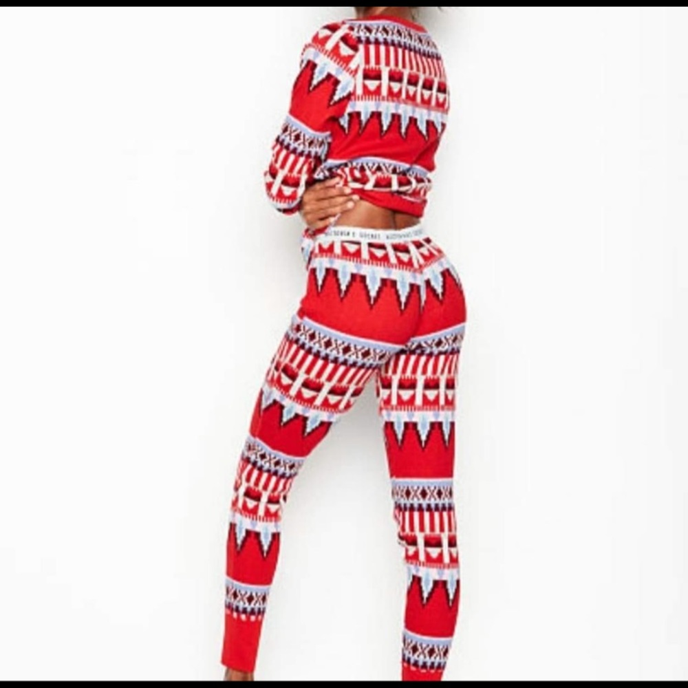 Victoria secrets thermal pajama set